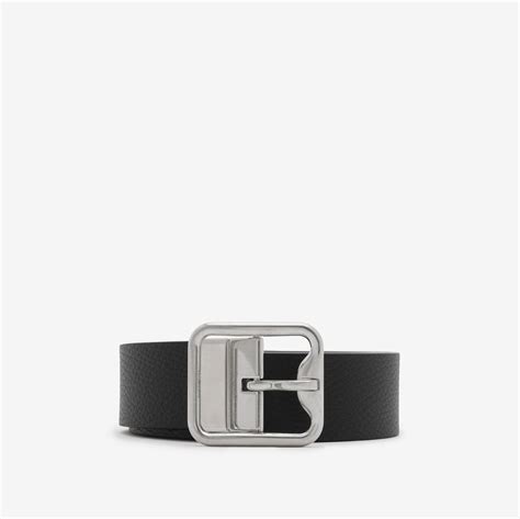 big b burberry belt|Reversible Leather B Buckle Belt .